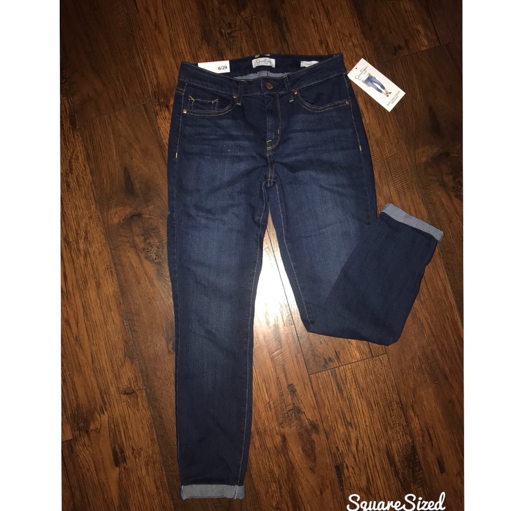 Rolled Crop Skinny Jean